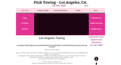 Desktop Screenshot of pinktowingofsm.com