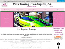 Tablet Screenshot of pinktowingofsm.com